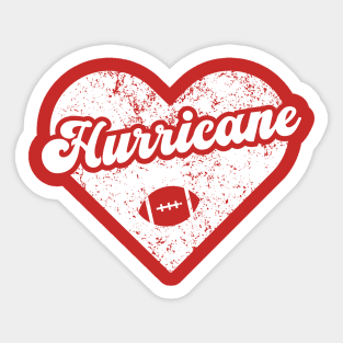 Hurricane Heart Sticker